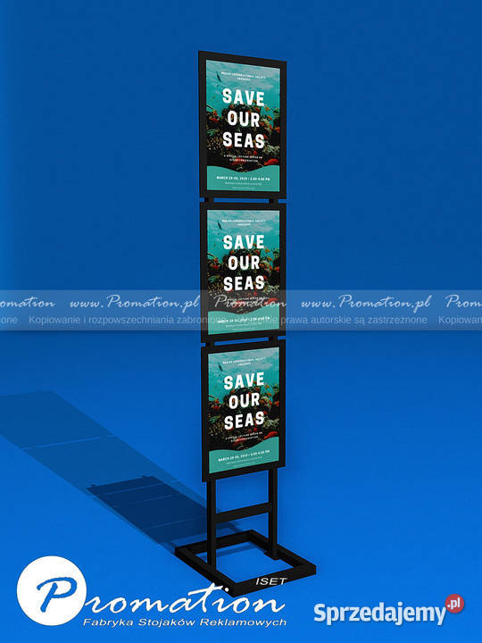 Stojaki na foldery i ulotki na kółkach stand z Warszawa