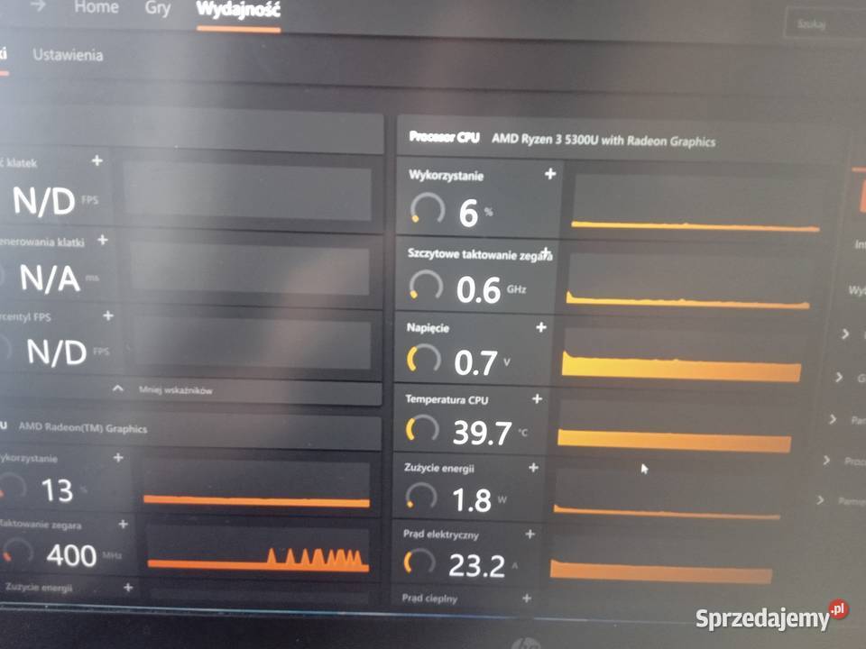Ryzen HP 3 5300u HP/Compaq wielkopolskie Okonek