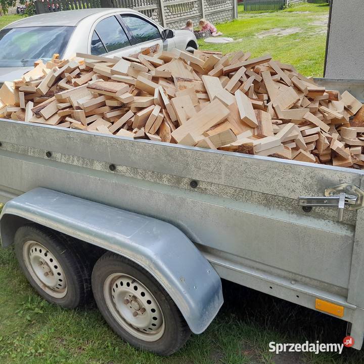 Przyczepka samochodowa duża tandem burtowe łódzkie Lubochnia