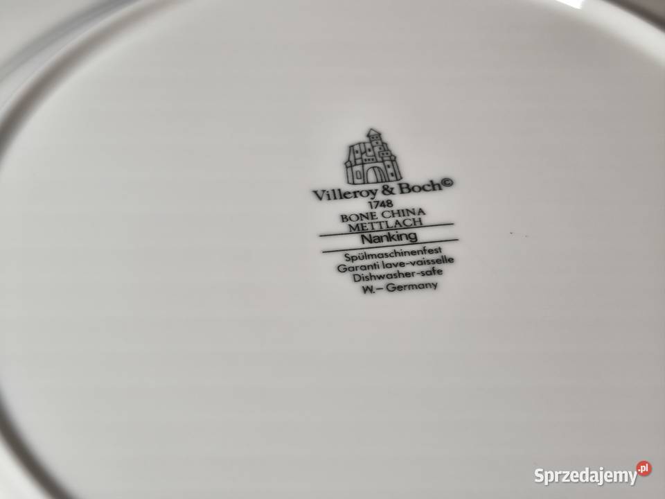 Talerz płaski VilleroyBoch Nanking Porcelana i szkło lubelskie Chełm