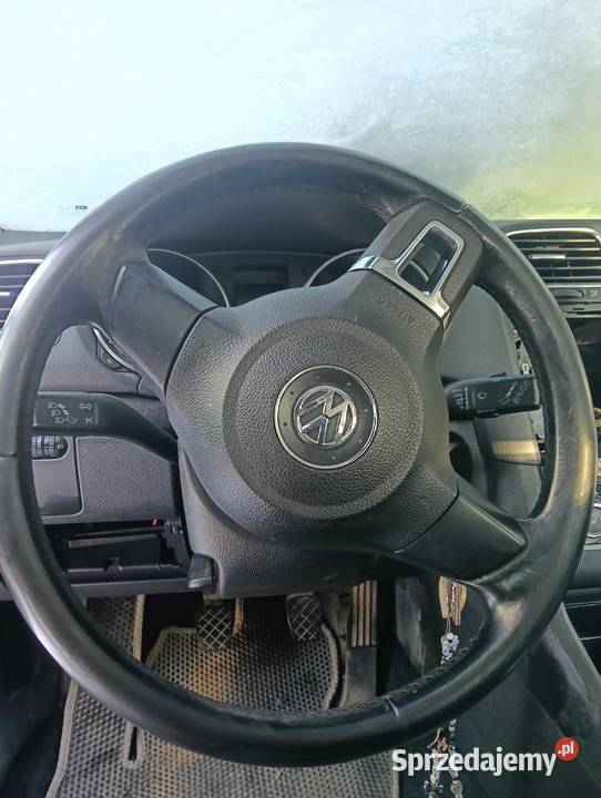 Kierownica 3 ramienna skórzana z poduszką golf 6 Wąwolnica