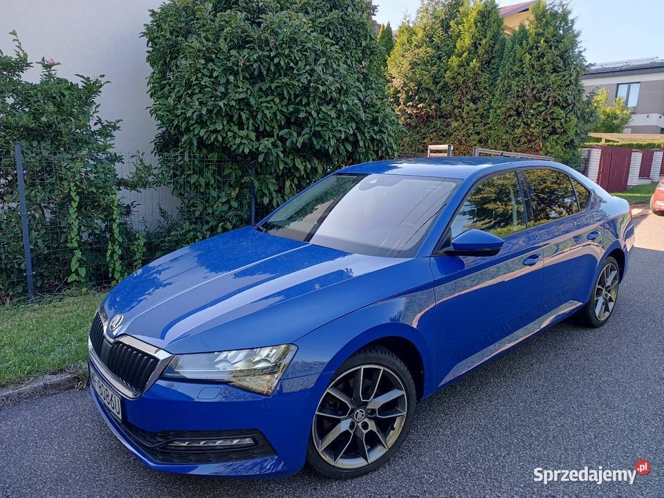 Skoda Superb 20 TDI 150SALON BEZWYPADKOWA niebieski