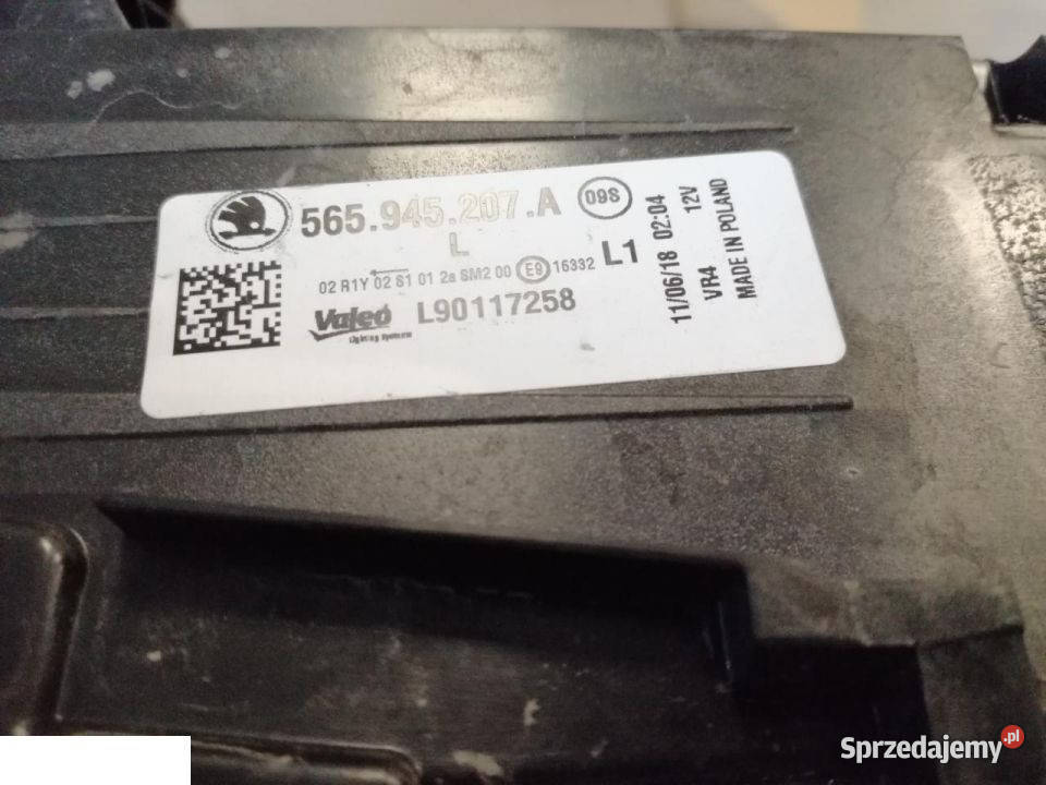 Skoda kodiaq lampa lewy tył Karoseria Kozubszczyzna