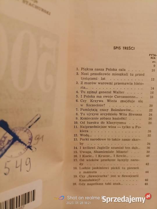 500 pięćset zagadek krajoznawczych książki Warszawa