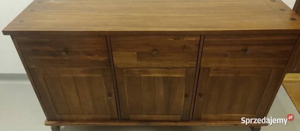 szafka RTV IKEA Leksvikdrewnopolki Hemnes 95cm mazowieckie Warszawa