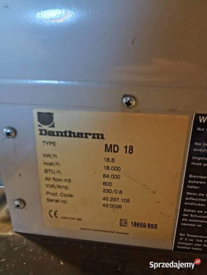 Nagrzewnica olejowa Wrocław sprzedam