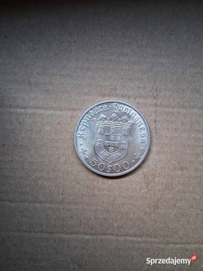 Moneta z Portugalii Biskupice Podgórne