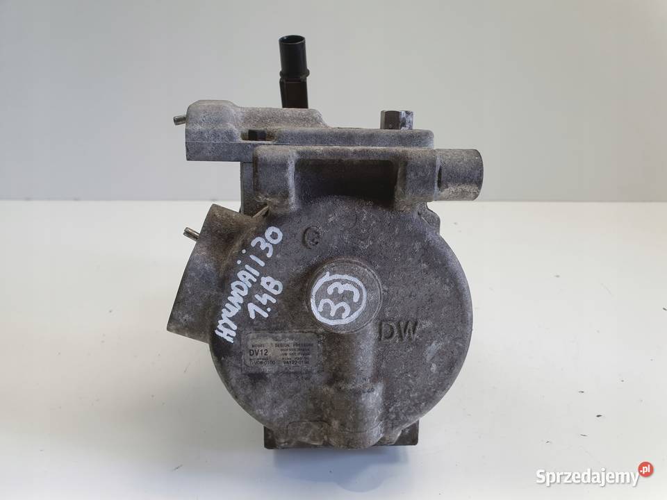 Hyundai i30 14 16V 0712r SPRĘŻARKA KLIMTYZACJI osobowe Kompresory klimatyzacji lubelskie Rudka