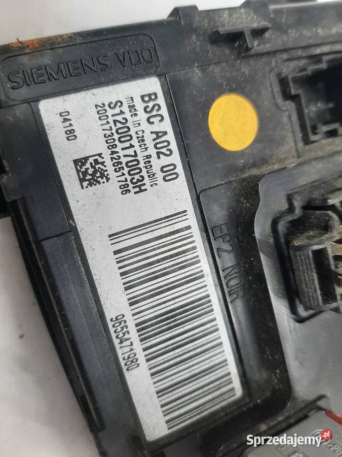 Peugeot 407 moduł skrzynka BSC Motoryzacja Ksawerów