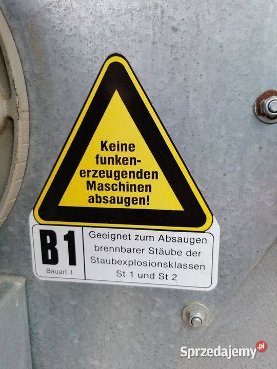 Odciąg trocinwyciąg pyłufiltr samoczyszczący
