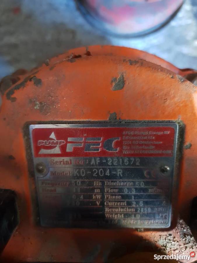 Pompa wody Wacker brudna czysta woda 3 m na Narzędzia sprzedam