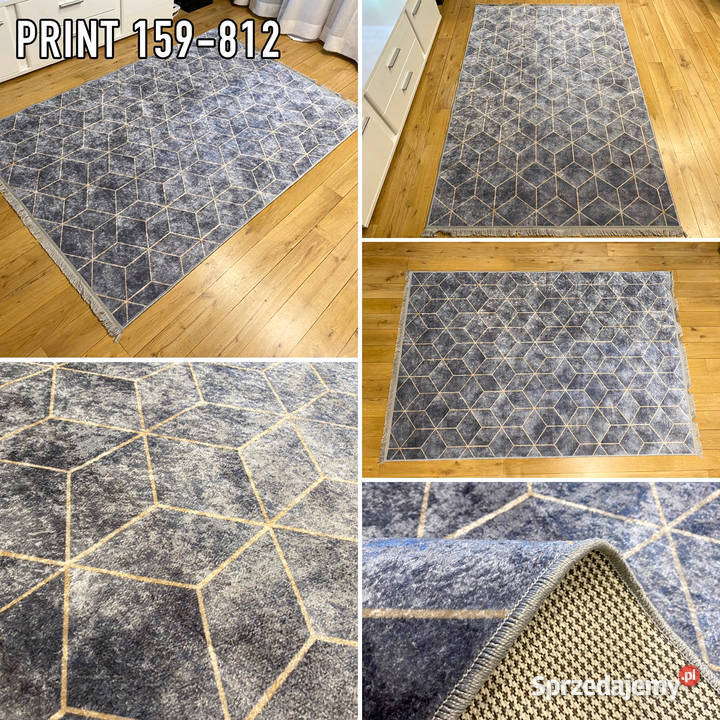 NOWOCZESNY DYWAN 130X190 PRINT 159812 CIENKI podlaskie Białystok