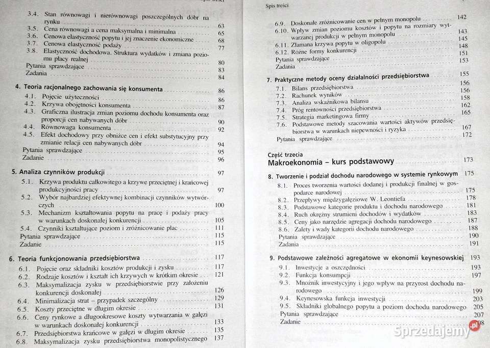 System rynkowy Podstawy mikro i makroekonomii Rok wydania 1998 Chełm sprzedam