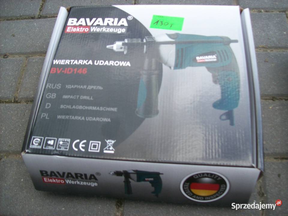 MOCNA WIERTARKA UDAROWA 1500W BAVARIA sprzedam