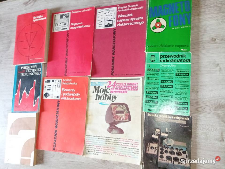 Książki elektronika naprawa magnetofon miękka Książki naukowe i popularnonaukowe Stalowa Wola