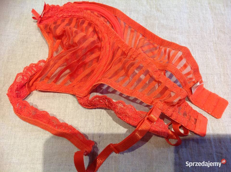 Stanik Biustonosz AFTER EDEN 75B Orange j nowy 75cm sprzedam