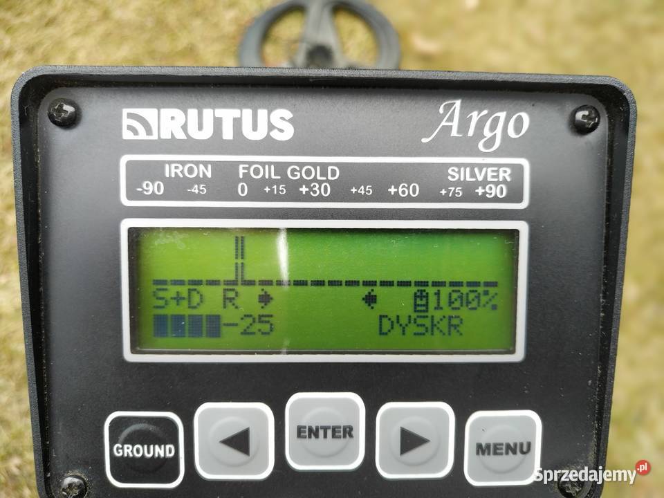 Wykrywacz metali RUTUS ARGO V3 DD 29 Kiekrz