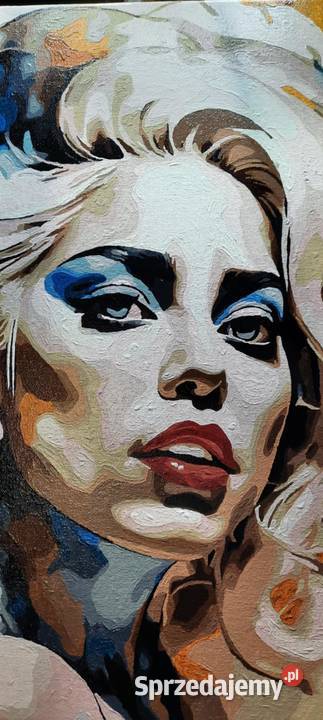 Obraz akryl sygnowany 20 Lady Gaga Malarstwo Warszawa sprzedam