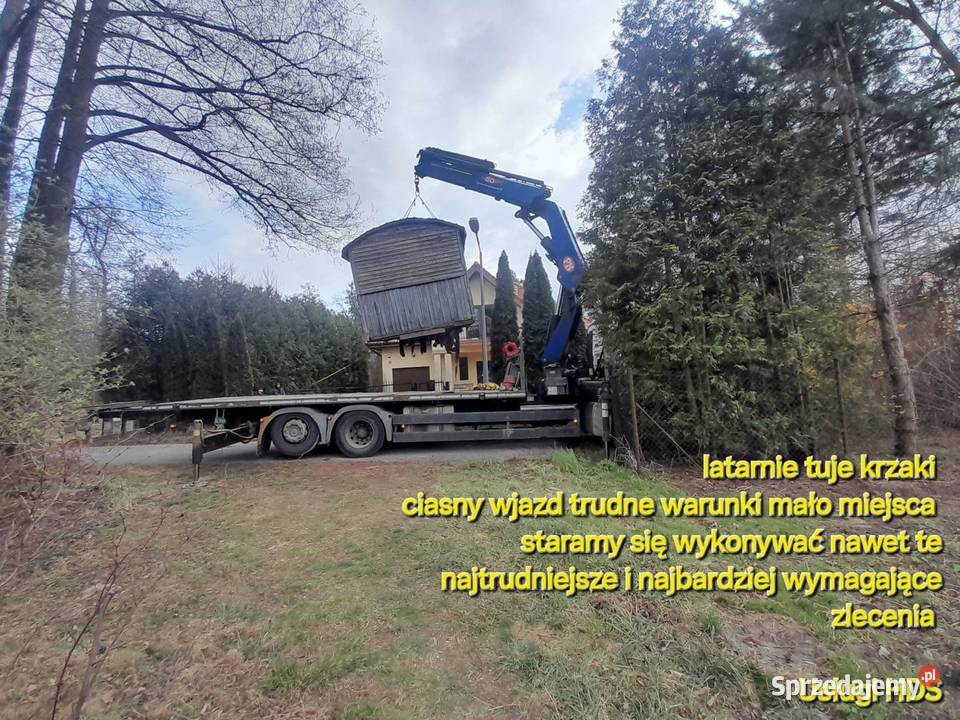 Transport HDS niskopodwoziowe ponadgabarytowy Warszawa