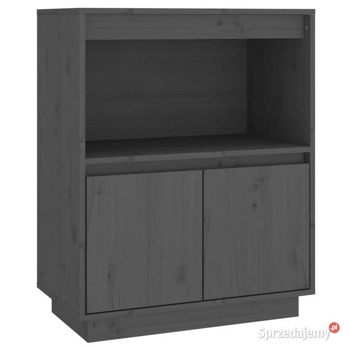 Szafka szara 60 x 34 x 75 lite drewno sosnowe Pozostałe Warszawa