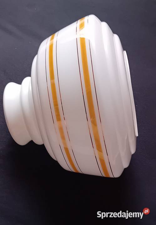 Klosz do lampy art deco szkło warstwowe Koźminek