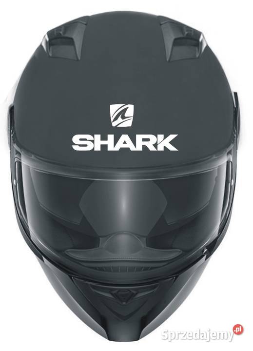 Obserwuj SHARK białe naklejki na kask Części i akcesoria motocyklowe