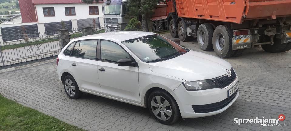 Skoda Rapid Spaceback 14 TDI 2016 Euro 6 nieuszkodzony Kraków