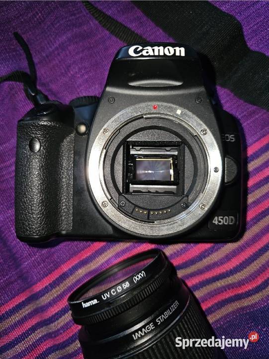 Aparat Canon 450D z obiektywem 58mm hama mazowieckie Radom