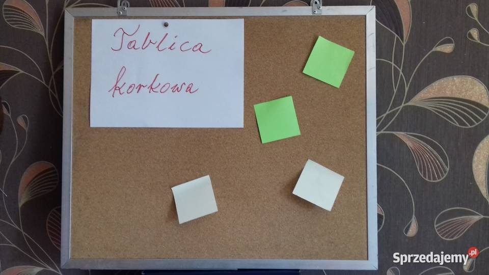 Tablica dwustronna magnetycznokorkowa Edukacyjne Małkinia Górna sprzedam