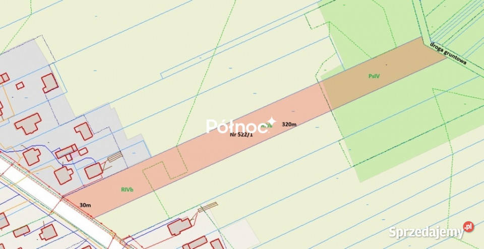 7816 m z potencjałem zabudowy gm Borki Stara Wieś sprzedam