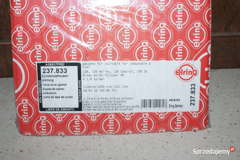 237833 ELRING Uszczelka pokrywy zaworów Białobrzegi