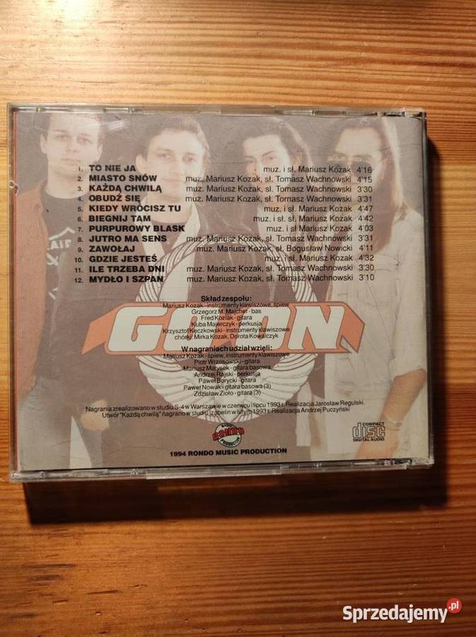 UNIKAT CD Go On To nie ja 1994 Rock CD świętokrzyskie Kielce