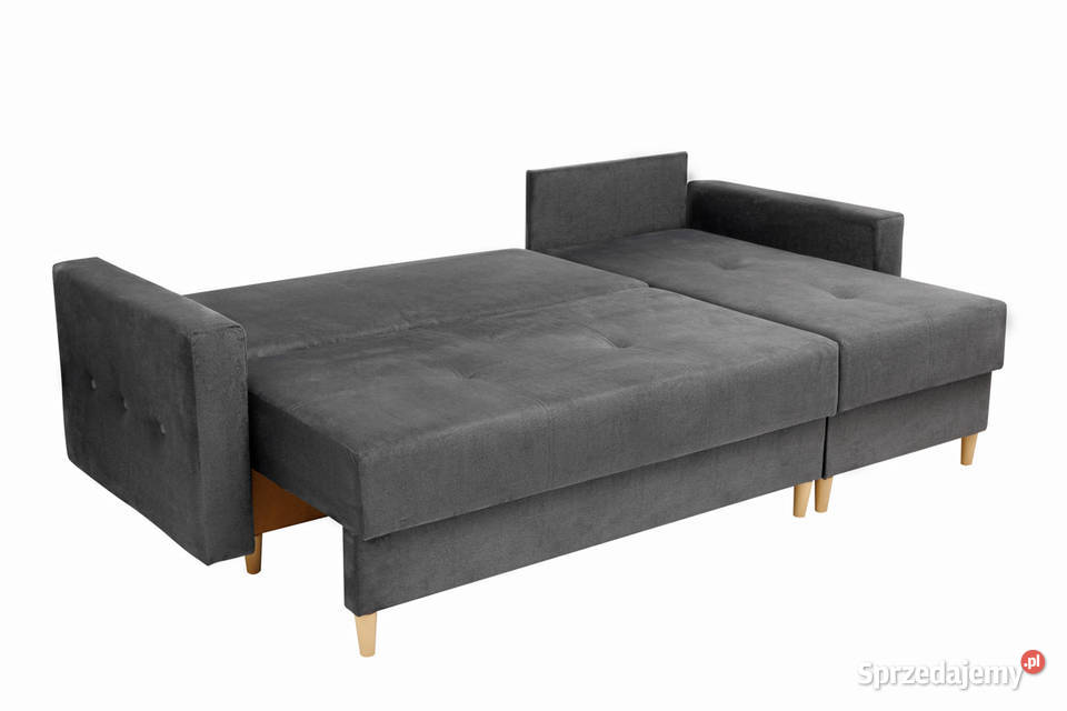 Narożnik Ciemnoszary z Funkcją Spania ARTUR lubelskie Lublin