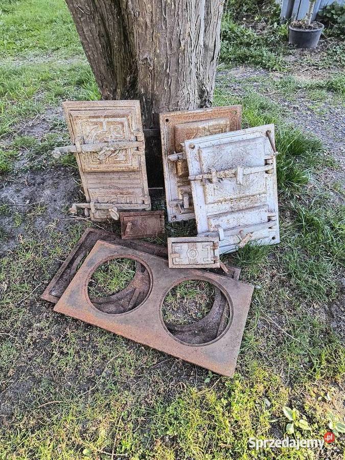 Drzwiczki żeliwne blachy Antyki, Sztuka, Kolekcje Skarżysko-Kamienna