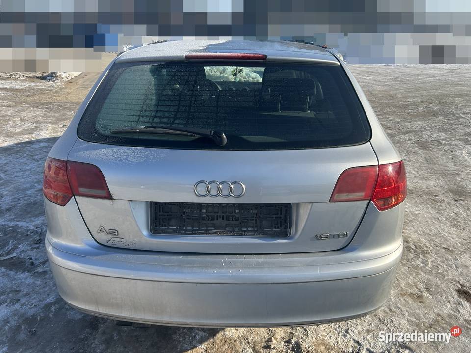 klapa bagażnika Audi A3 8P sportback LY7W do