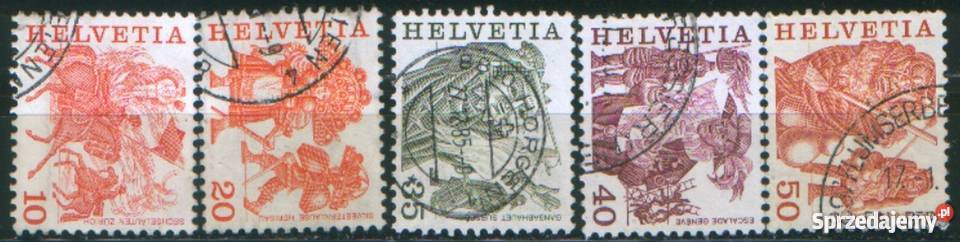 Zn Szwajcaria Mi 1101 5 kas 1977 Gliwice