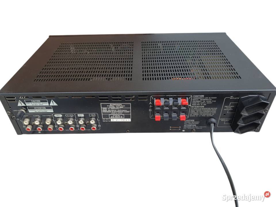 Stary Wzmacniacz Pioneer SA960 2x70W 8 ohm Made Pozostałe Cieszyn sprzedam