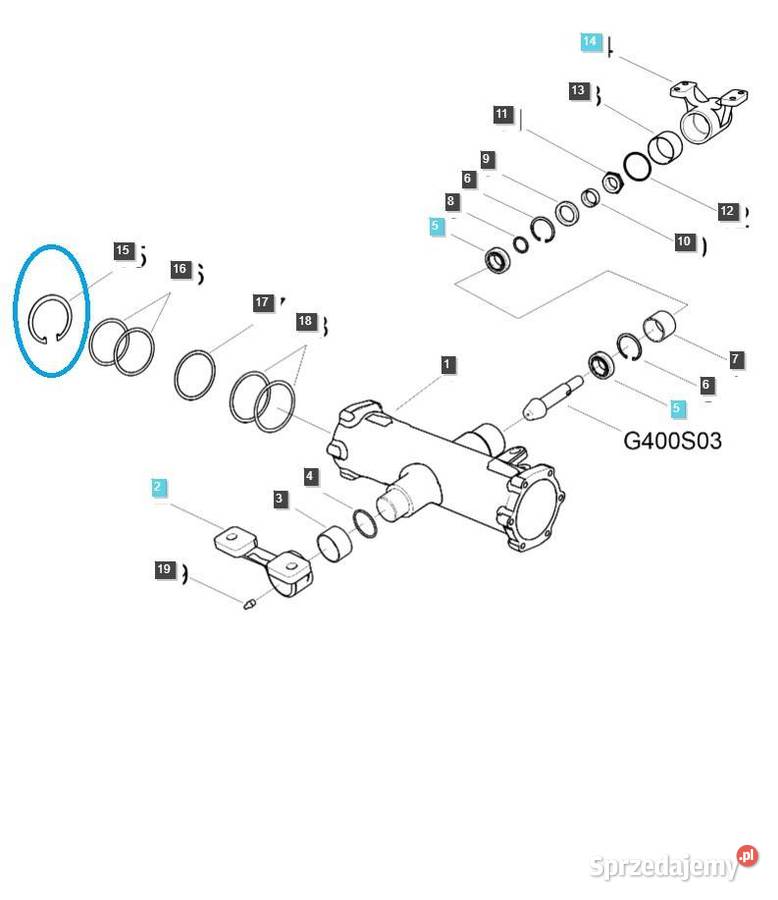 Pierścień S811110001 LS Tractor 40285296 Tajęcina sprzedam