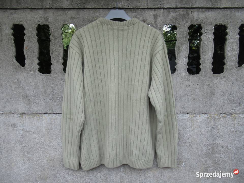 męski Sweter XL Magmar zielony ciepły długi Swetry i golfy Dębica