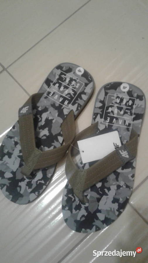 Klapki Japonki męskie 4F 41 moro pianka sprzedam