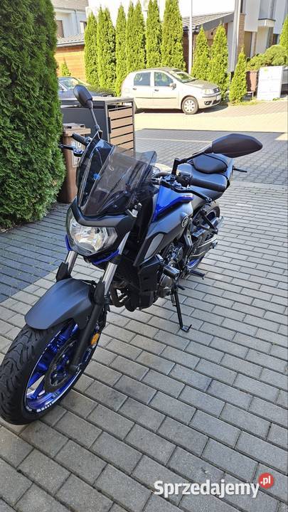 Yamaha mt07 a2 sprowadzony Rabowice
