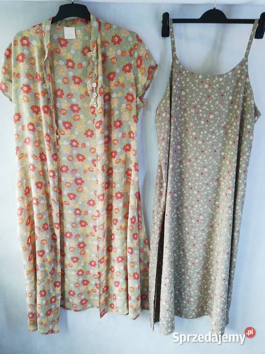 komplet letni 4446 100 wiskoza kolorowy Lublin sprzedam