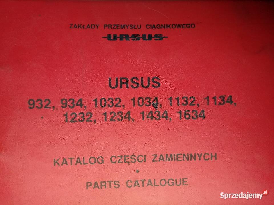 Katalog Ursus 1634 93293410321034 Warszawa sprzedam