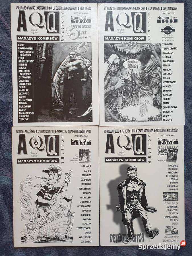 AQQ Magazyn Komiksowy zestaw 8 numerów 19982003
