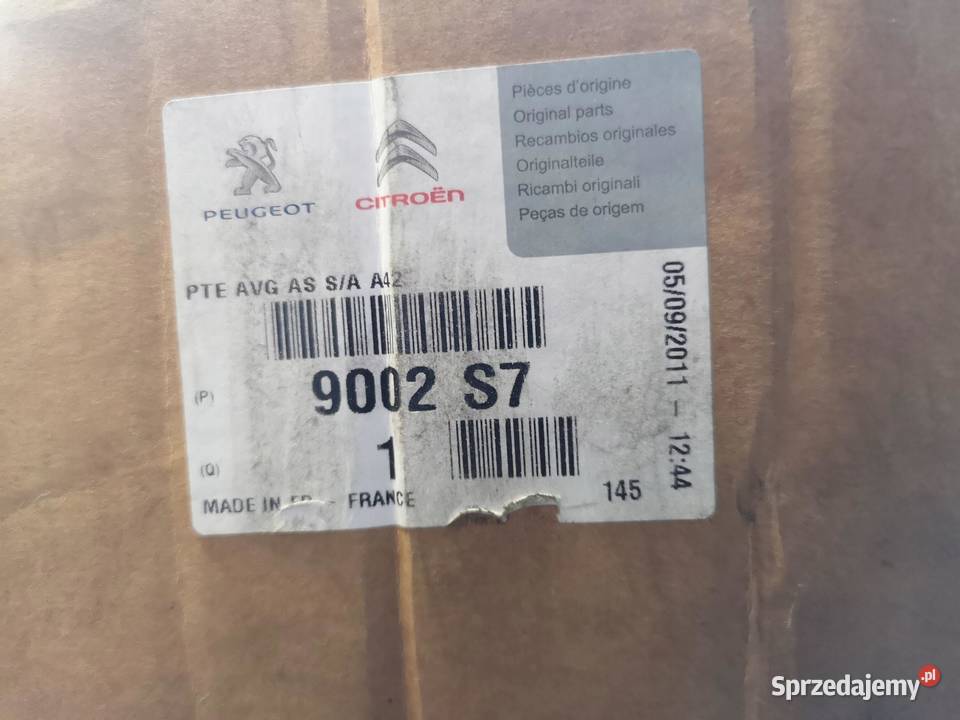 DRZWI LEWE PRZEDNIE CITROEN C3 PLURIEL 0310 ORI