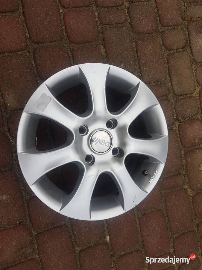 Alufelgi 4x114 4x108 firmy DBV stan idealny 15 Rozmiar 15" Staszów