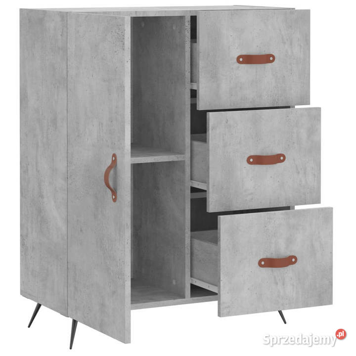 Szafka szarość betonu 695x34x90 materiał Warszawa