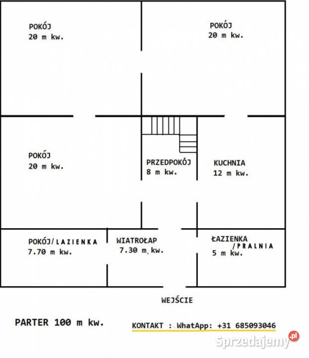 DOM WOLNOSTOJACY PARTEROWY 100M2 RZESZOW Rok budowy 1979 Jasionka