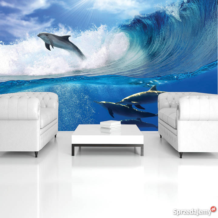 Tapeta fotototapeta Delfin delfiny i fale wielkopolskie Leszno
