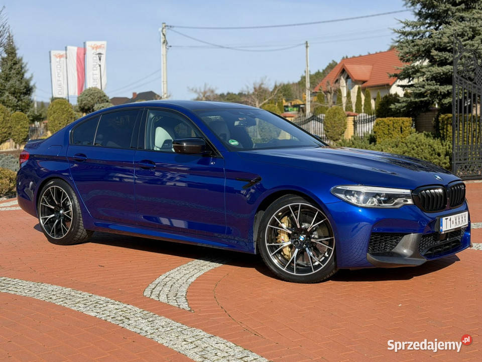 BMW M5 Competition F90 730 Salon Bezwypadkowa AC regulowane zawieszenie M5 Widełki sprzedam
